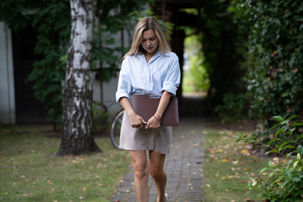 Etui skórzane Baltan Razor stylowe eleganckie minimalizm