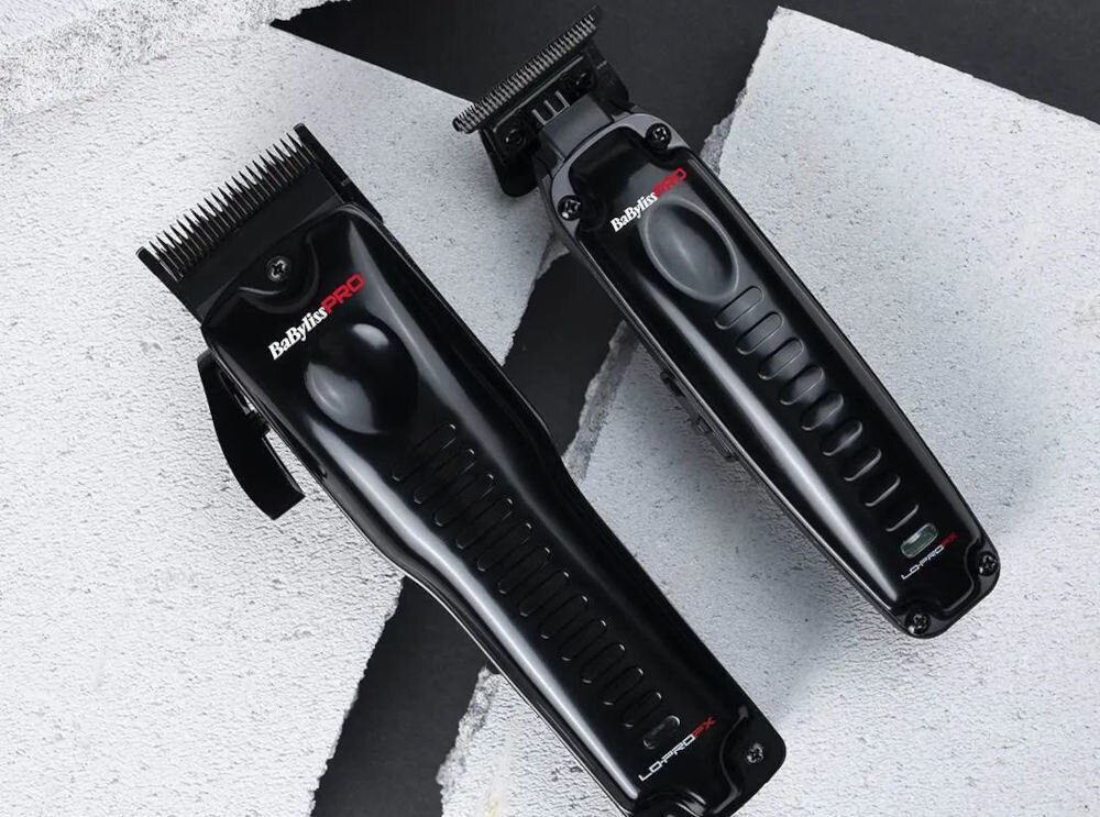 Strzyżarka BABYLISS Pro FX825E niskoprofilowa metalowa obudowa ergonomiczny uchwyt wygoda pełna kontrola 5-stopniowa regulacja dźwigni taper od 0,5 mm do 4,2 mm dostosowanie długości cięcia ergonomiczny uchwyt odpowiednio leży w dłoni komfortowa precyzyjna długotrwała praca