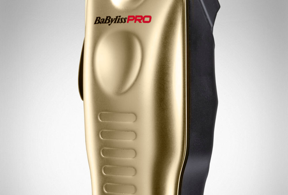 Strzyżarka BABYLISS Pro FX825GE komfort użytkowania ergonomiczny uchwyt niskoprofilowa metalowa osłona smukły uchwyt długotrwałe użytkowanie solidna konstrukcja metalowa osłona odporność na uszkodzenia dłuższa żywotność 