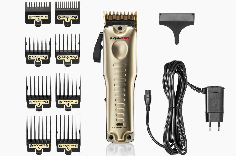 Strzyżarka BABYLISS Pro FX825GE 8 nasadek grzebieniowych osłonka na ostrze ładowarka  dokumentacja