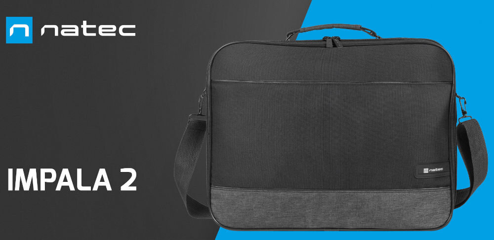 Torba na laptopa NATEC Impala 2 17.3 cali Czarny