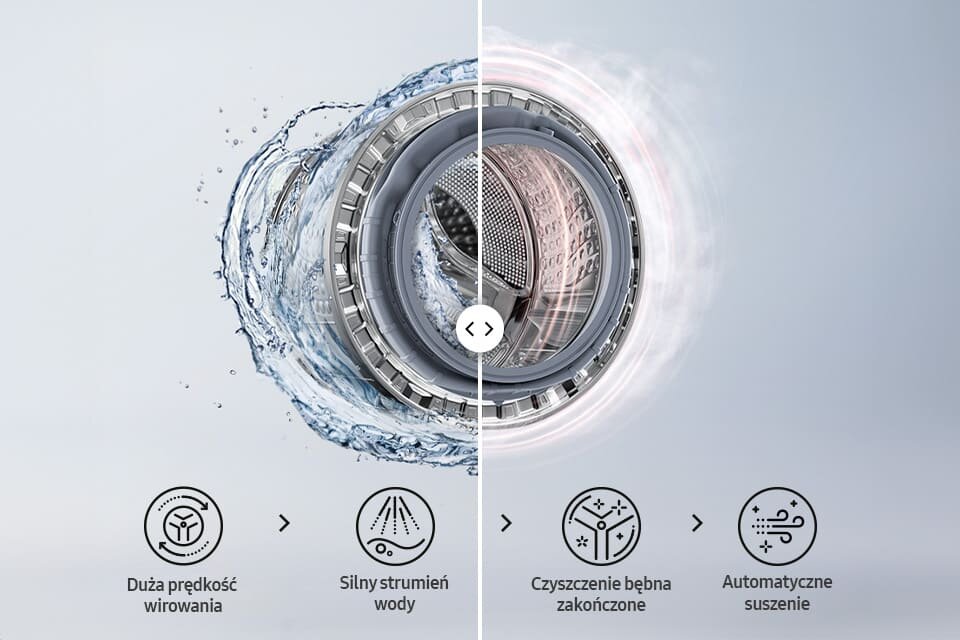 program samoczyszczenia pralko-suszarki
