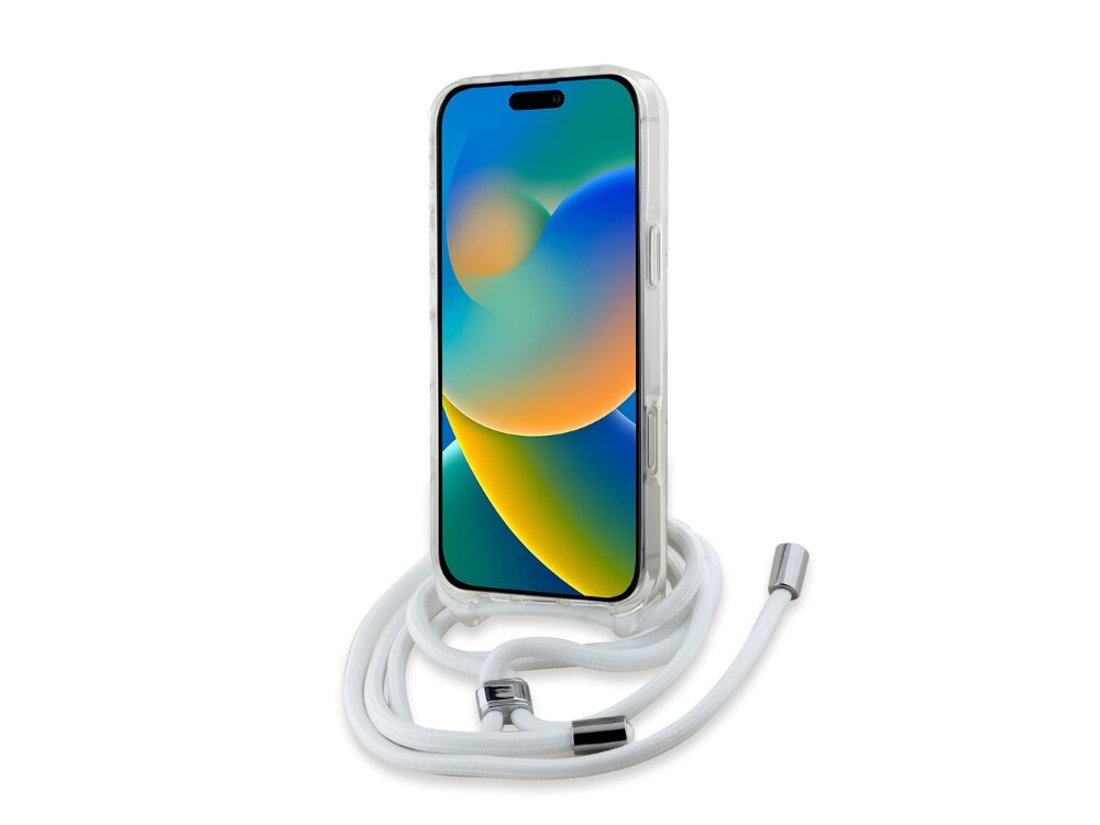 Etui KARL LAGERFELD IML Choupette Head & Cord MagSafe do Apple iPhone 16 Transparentny ochrona trwałość ekran aparat