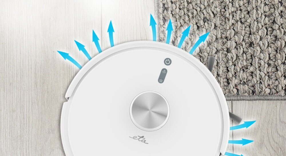 Robot sprzątający ETA Leone wydajny silnik, akumlator Li-Ion, do większych mieszkań i domów