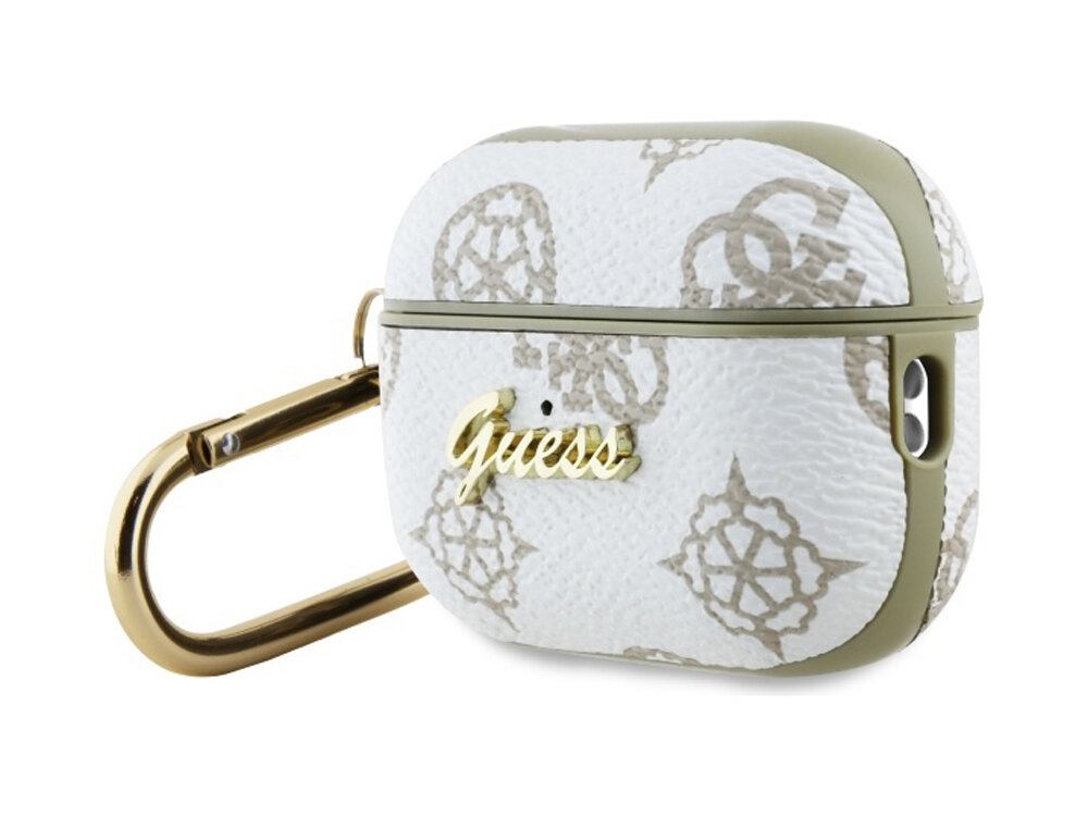 Etui na słuchawki Guess 4G Hook
            zbliżenie na logo
            logo marka guess wzór spójność karabińczyk