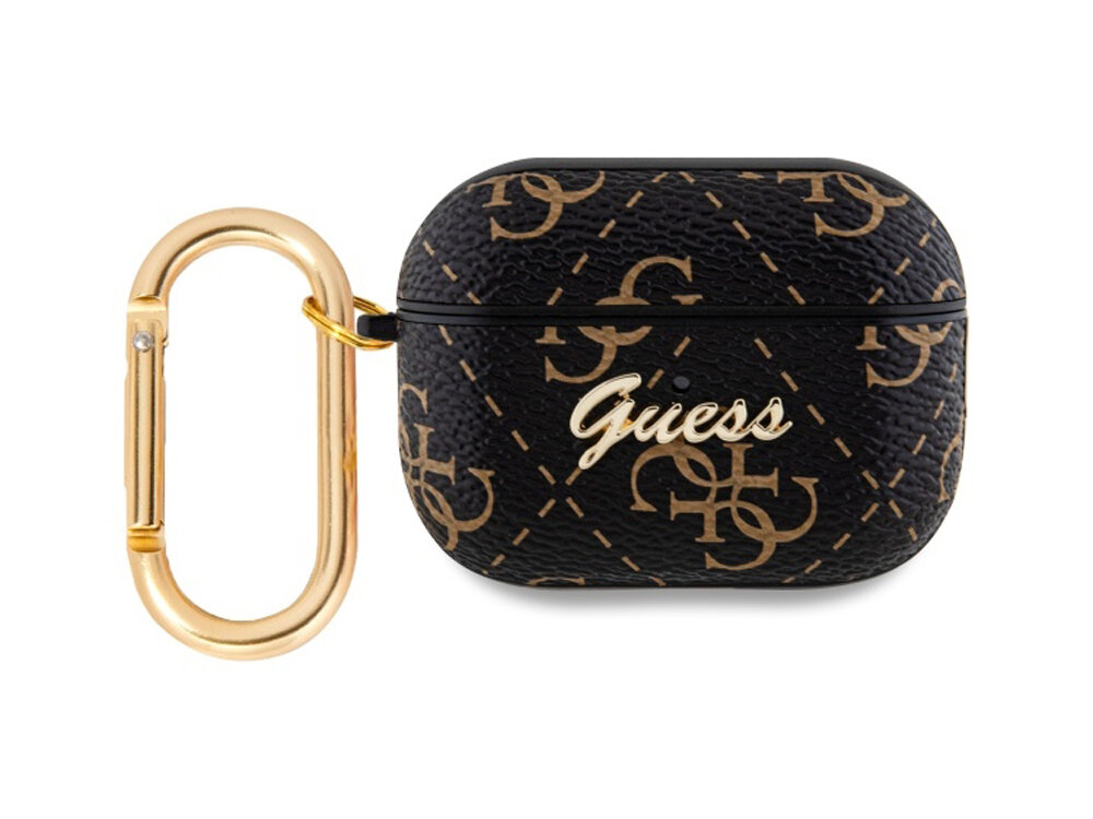Etui na słuchawki Guess 4G Hook
            przód etui z karabińczykiem na białym tle
            etui case pokrowiec słuchawki airpods apple