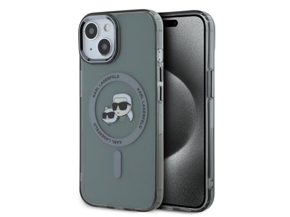 Etui KARL LAGERFELD IML Metal Karl&Choupette Head MagSafe
            etui krawędzie akcesoria bezpieczeństwo