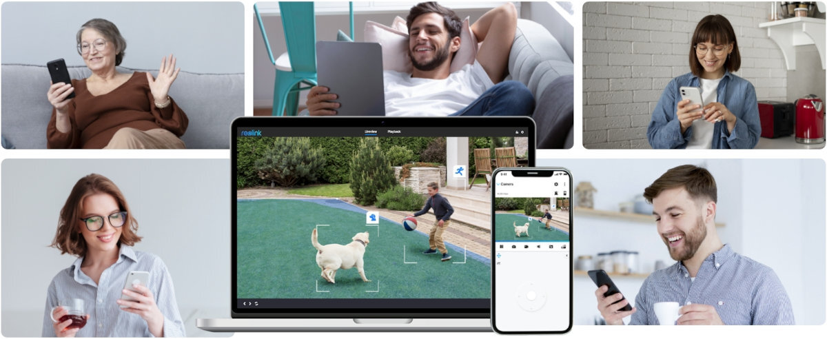 REOLINK E330 dowolnym czasie i miejscu aplikacji Reolink oprogramowania na komputer w domu w podróży pełną kontrolę nad monitorowaniem swojego otoczenia Aplikacja nagrań i podglądu na żywo