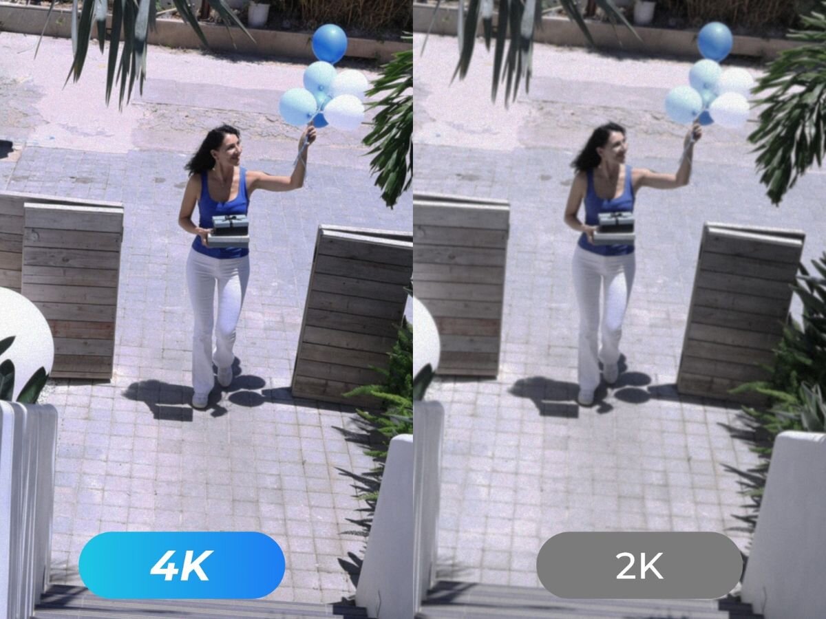 Kamera REOLINK W330 - Wyoska rozdzielczość, obraz z kamery w rozdzielczości 4k i 2k