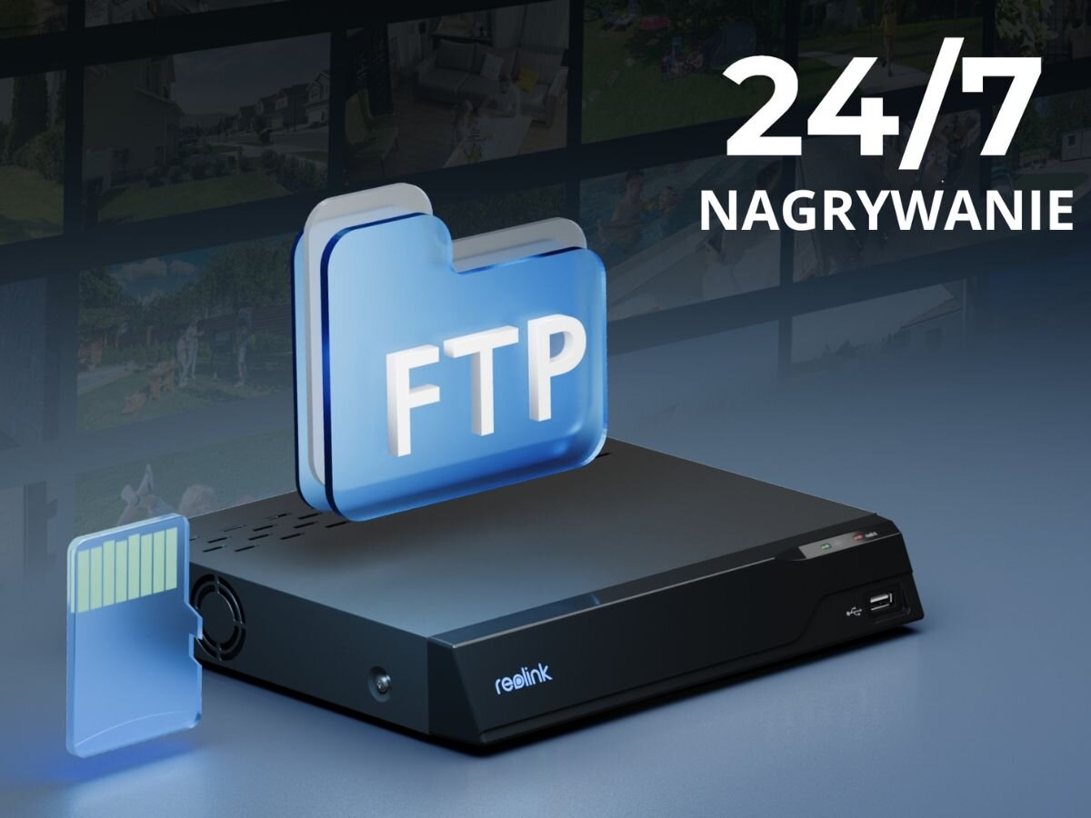 Kamera REOLINK W330 - Obsługa kart microSD i NVS, ftp, rejestrator, karta microsd