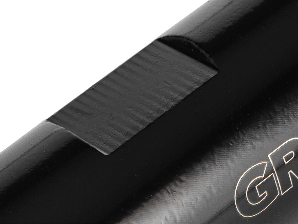 Przedłużka do otwornic GRAPHITE 57H899 500 mm, Solidne wykonanie, Zbliżenie na wcięcie przedłużki