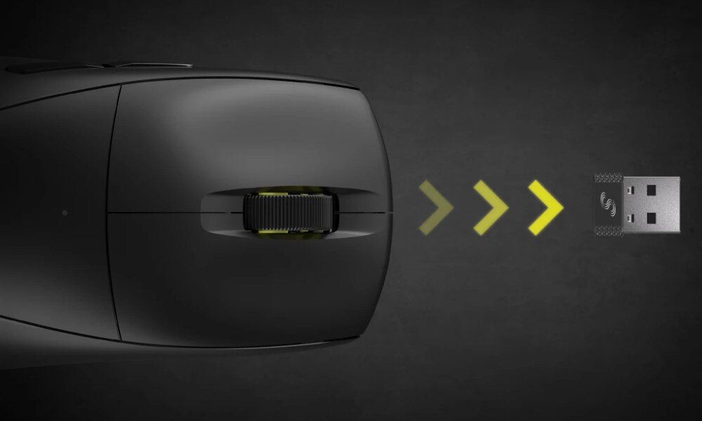 Mysz CORSAIR M75 Air Wireless Czarny bateria czas działania opóźnienia