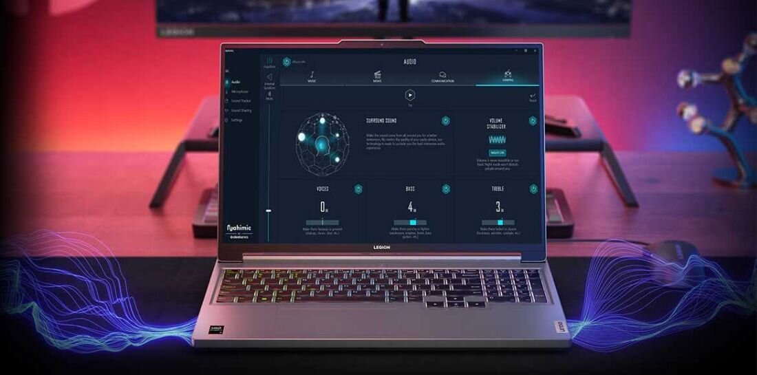 Laptop LENOVO Legion Slim 5 16AHP9 - Nahimic by SteelSeries 