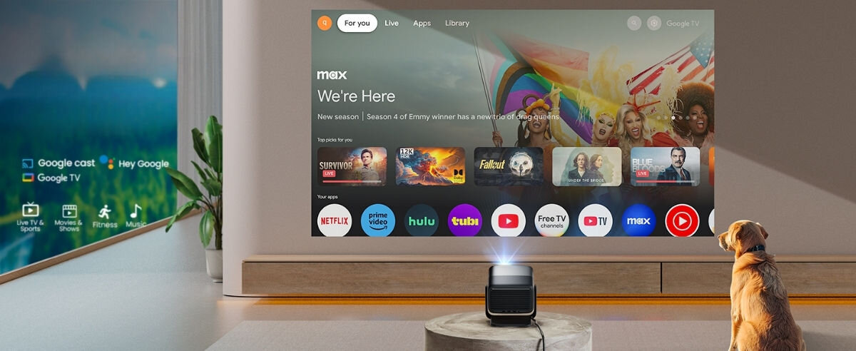 Projektor JMGO N1S Infinity - Kompleksowa rozrywka na Google TV