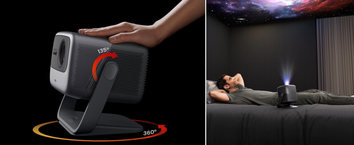 projektor JMGO N1S Ultra - Cichy, dyskretny i elegancki, poniżej 26 dB