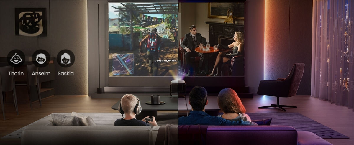 Projektor JMGO N1S Ultimate - Spersonalizowany dostęp dzięki Google TV