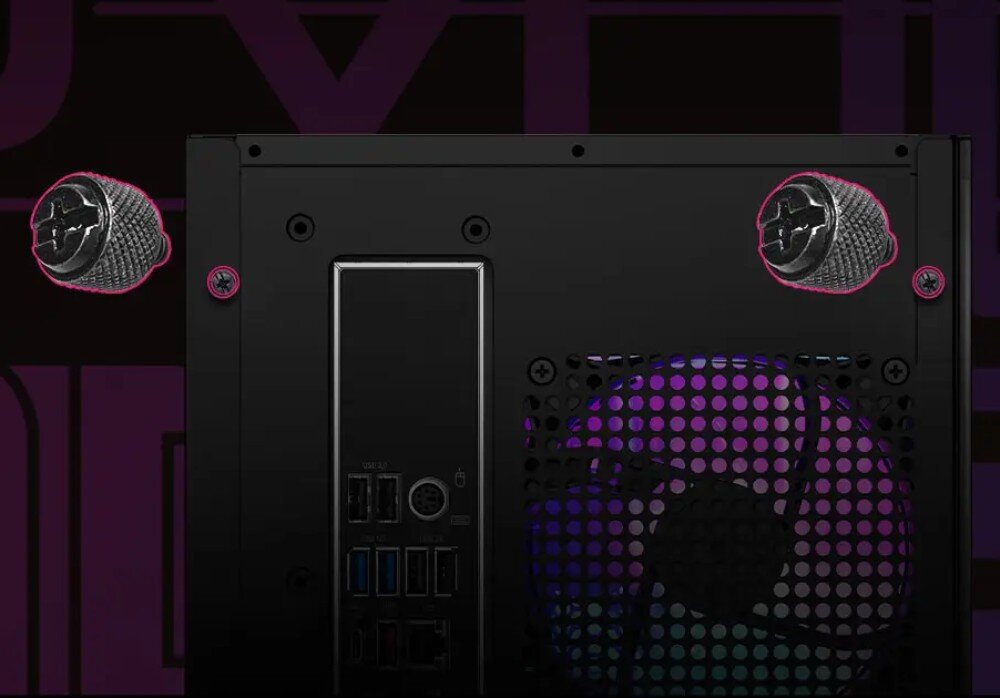 Komputer MSI MPG Infinite X3 AI 2NUF7-01SEU Ultra 9-285K 32GB RAM 1TB SSD GeForce RTX4070Ti Wi-Fi Windows 11 Home obudowa konstrukcja dostęp rozbudowa wymiana
