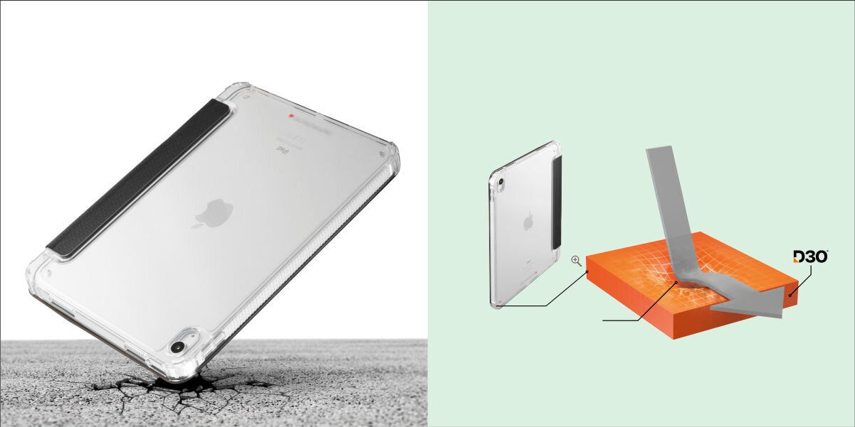 Etui na iPad Air 12.9 HAMA Extreme Protect Czarny Technologia D3O®
