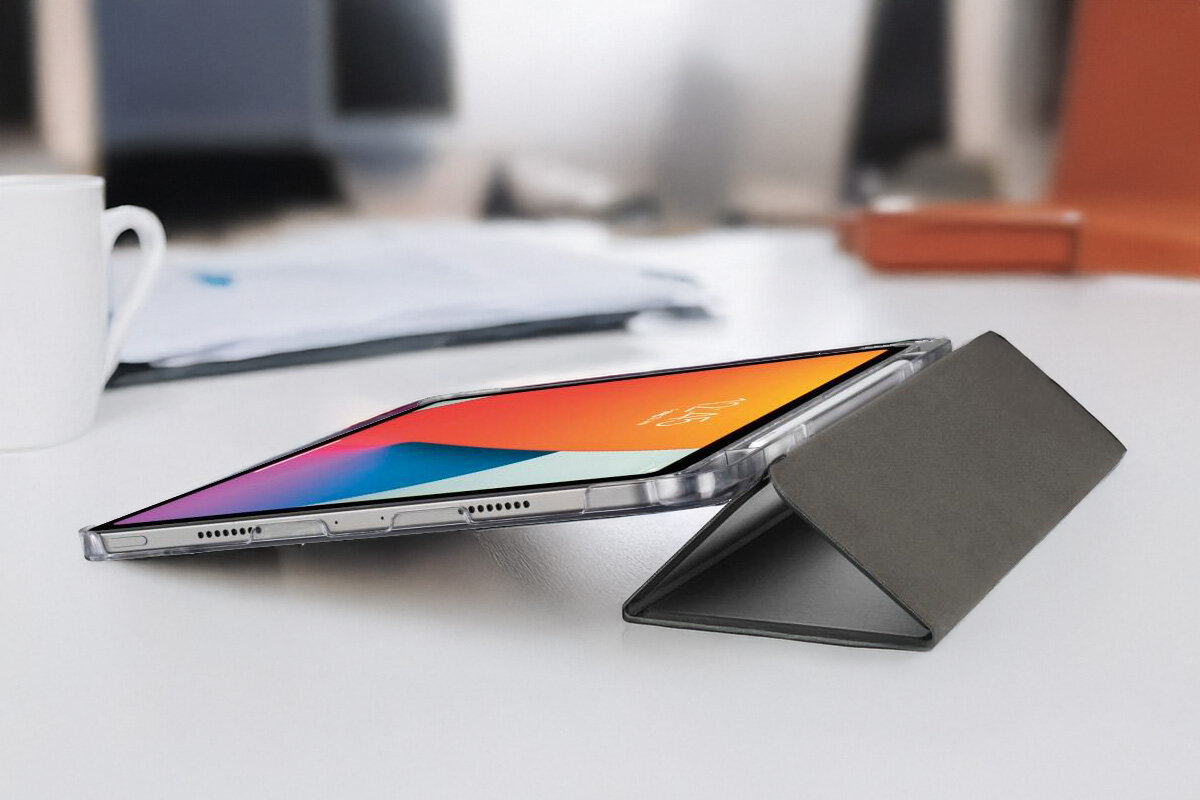 Etui na iPad HAMA Fold Clear Czarny Praktyczne miejsce na rysik