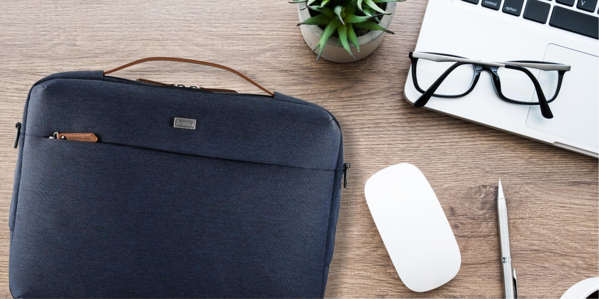 HAMA Casual torba na biurku okulary laptop długopis