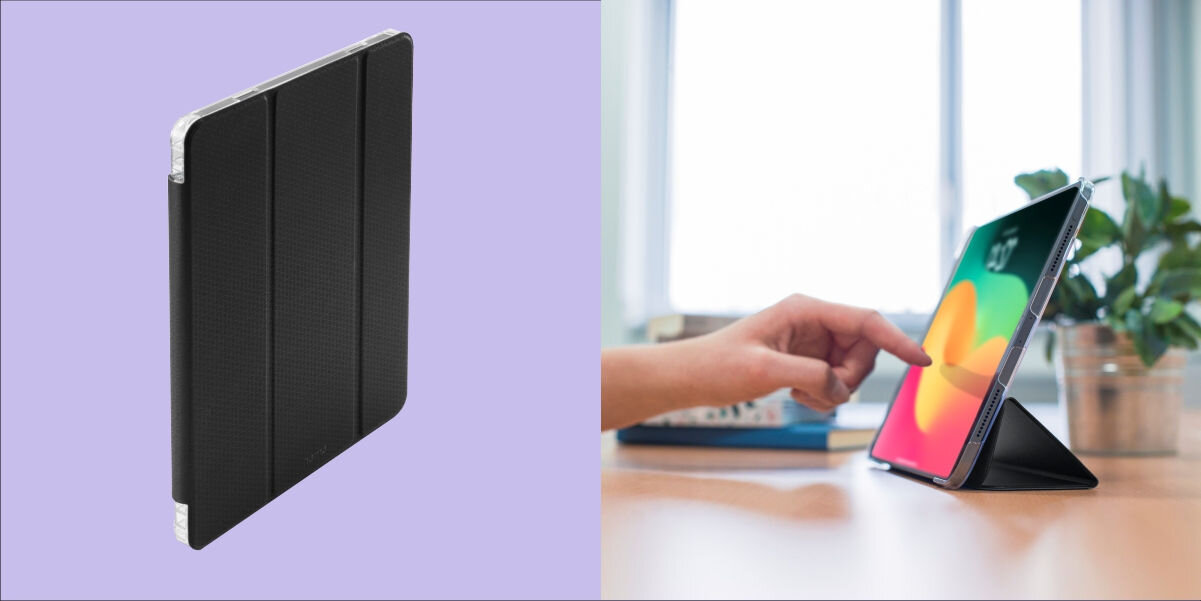 Etui na iPad Pro 13 HAMA Extreme Protect Przezroczysto-czarny Odporność na zarysowania