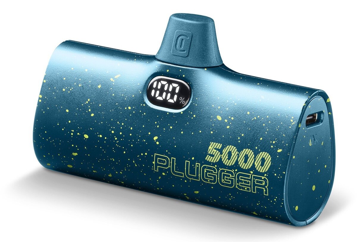 Powerbank CELLULARLINE Plugger wyświetlaczowi LCD stan naładowania ładowanie Pluggera