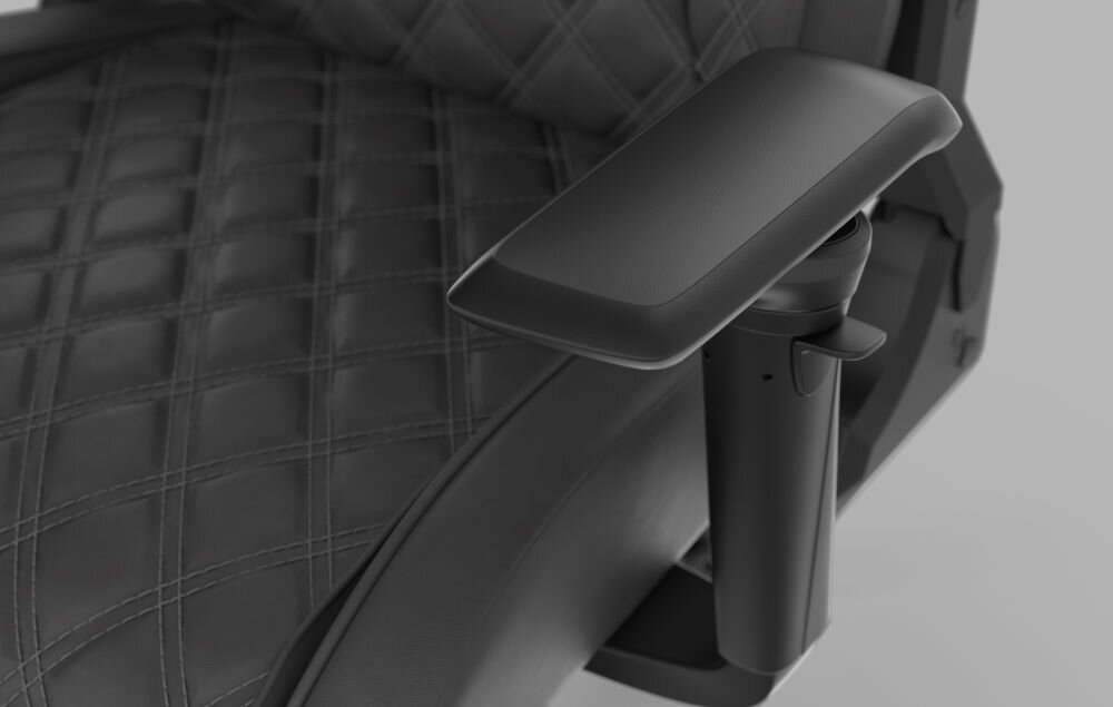 Fotel CORSAIR TC500 Luxe Grafitowy ergonomiczne podłokietniki z technologią Omniflex umożliwiającą dostosowanie ustawienia podłokietników w czterech kierunkach góra-dół, przód-tył, 
					na boki oraz pod kątem możliwość szybkiego i precyzyjnego dopasowania