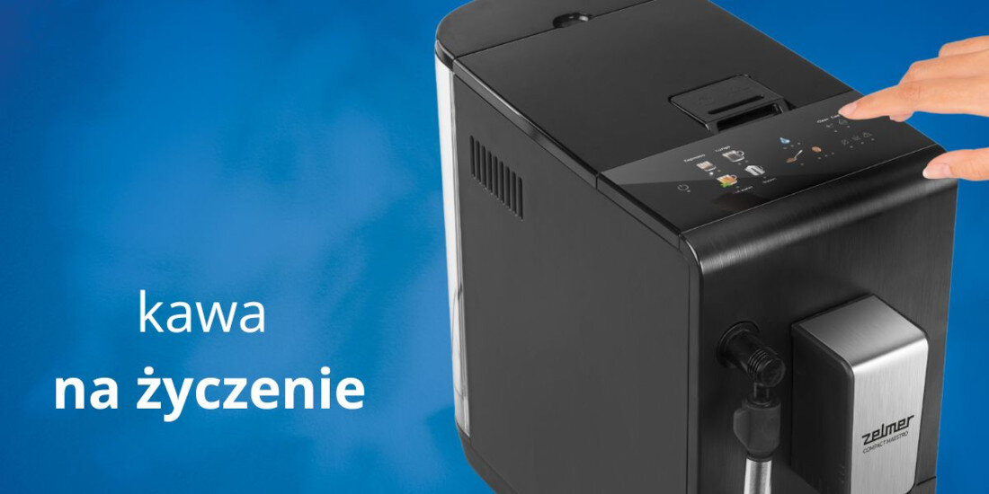 Ekspres ZELMER Compact Maestro ZCM8110 Twórz na swój sposób! dostosowanie upodobania personalizacja dotykowy panel ulubione ustawienia