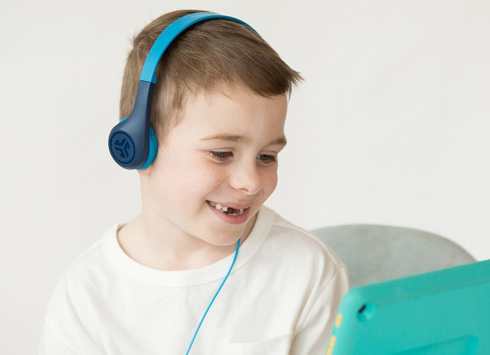 Słuchawki nauszne JLAB JBuddies Pop komapktowe regulacje skladana konstrukcja