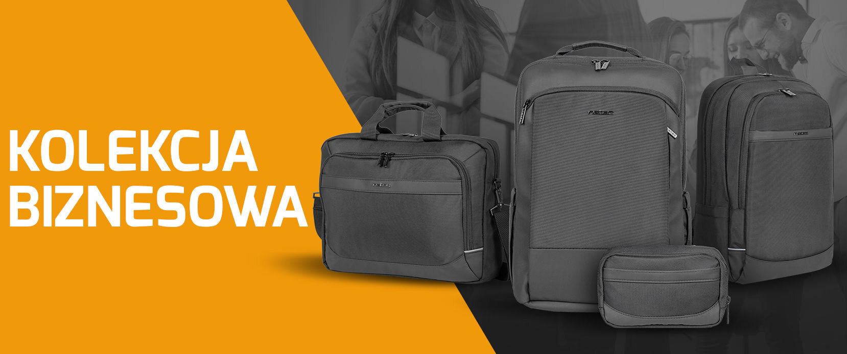 Plecak na laptopa NATEC Kudu Plus 15.6 cali Czarny linia produktów biznesowych, stworzonych z myślą o codziennej pracy dobrej jakości materiały klasyczny elegancki design