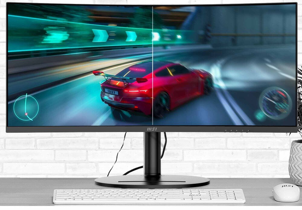 Monitor MSI Modern MD342CQP 34 3440x1440px 120Hz 1 ms [MPRT] Curved odświeżanie czas reakcji synchronizacja Adaptive Sync