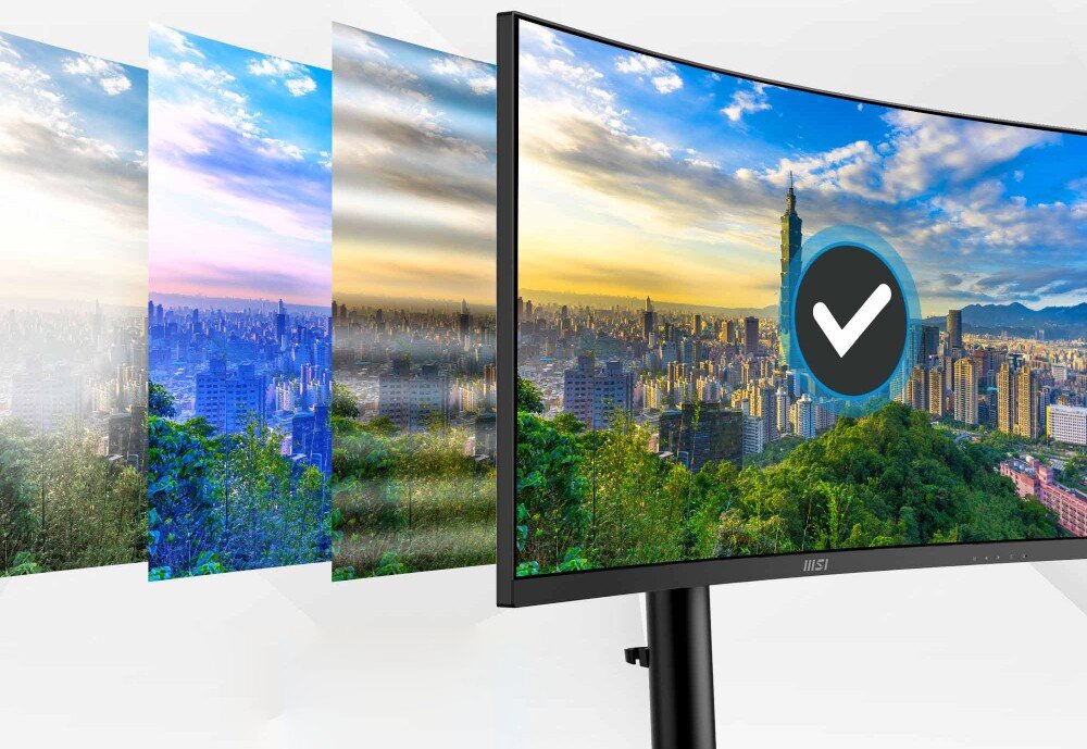 Monitor MSI Modern MD342CQP 34 3440x1440px 120Hz 1 ms [MPRT] Curved ochrona wzroku migotanie niebieskie światło