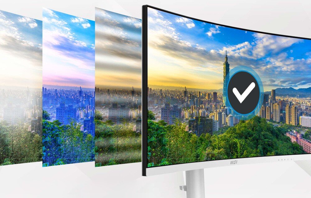 Monitor MSI Modern MD342CQPW 34 3440x1440px 120Hz 1 ms [MPRT] Curved ochrona wzroku migotanie niebieskie światło