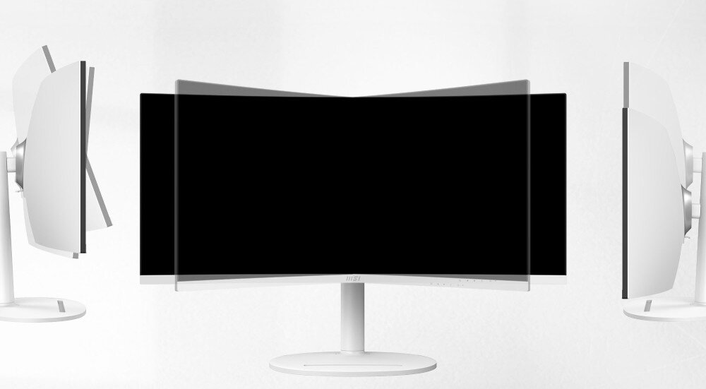 Monitor MSI Modern MD342CQPW 34 3440x1440px 120Hz 1 ms [MPRT] Curved regulacja podstawa ergonomia