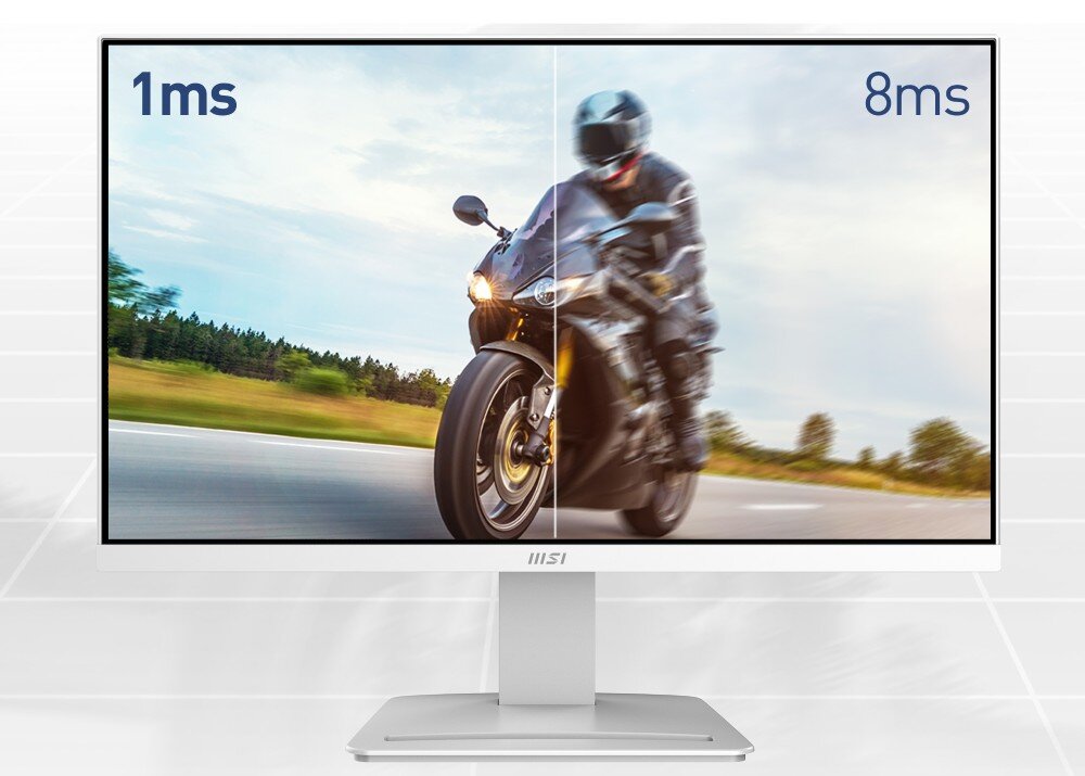 Monitor MSI Pro MP2412W 23.8 1920x1080px 100Hz 1 ms [MPRT] płynność odświeżanie czas reakcji synchronizacja Adaptive-Sync