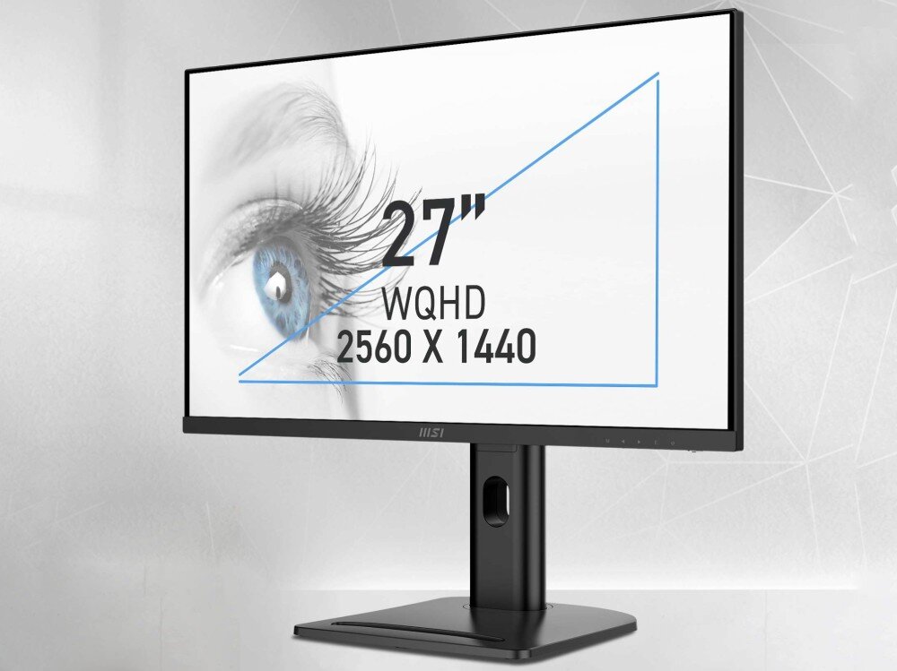Monitor MSI Pro MP273QP E2 27 2560x1440px IPS 100Hz 1 ms [MPRT] obraz jakość rozdzielczość kolory kontrast HDR
