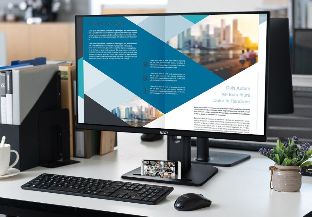 Monitor MSI Pro MP275PG 27 1920x1080px IPS 100Hz 1 ms [MPRT] obraz jakość rozdzielczość kolory przekątna ekranu