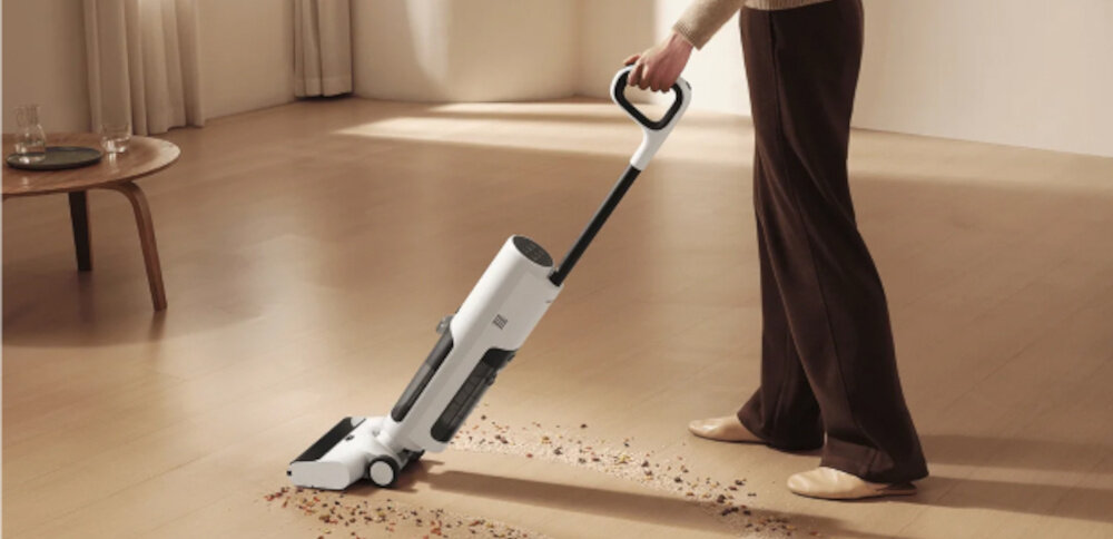 Odkurzacz XIAOMI Truclean W20 Wet Dry Vacuum EU 57810 obroty czas system samoczyszczenia wałka brud kurz podłogi Szybkie mopowanie