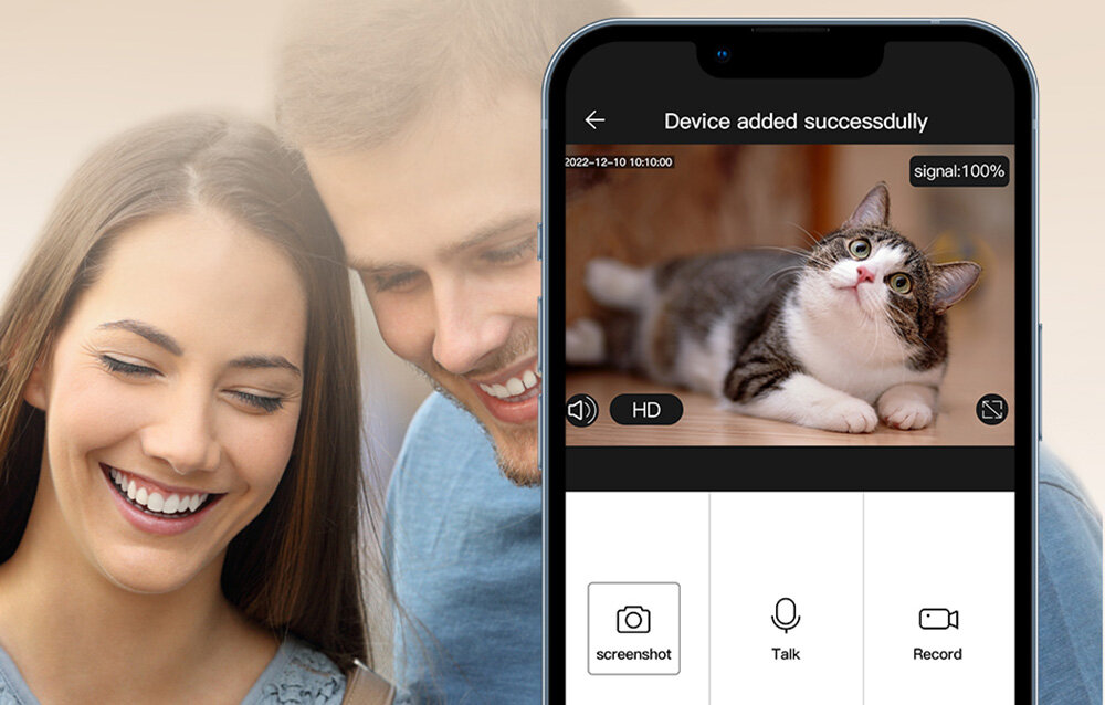 Dozownik karmy automatyczny ROJECO 3L Pet Feeder With 1080P Camera Inteligentny dozownik karmy Rojeco kamera 720p monitorowanie zdjęcia filmy