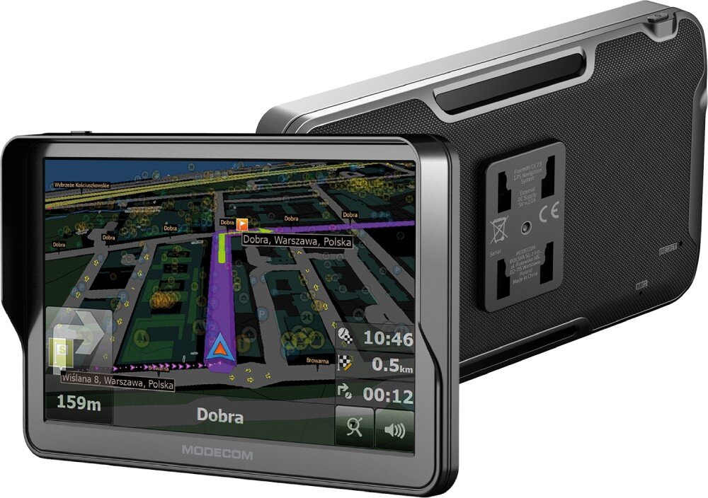 Nawigacja MODECOM FreeWAY CX 7.3 układ GPS mapa przeznaczenie