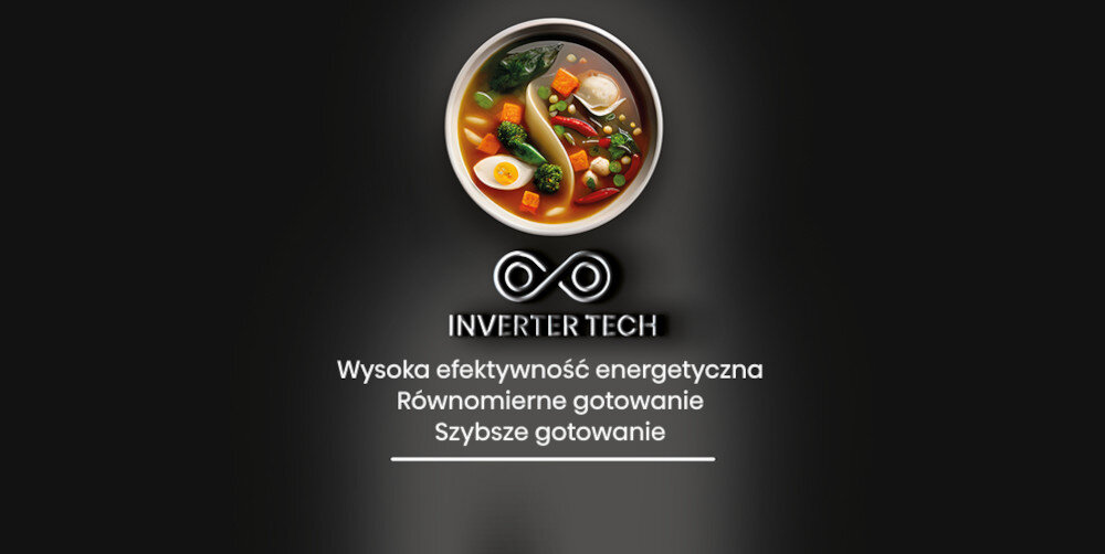 KUCHNIA MIKROFALOWA HISENSE H20MOBP1HI trwała długowieczna mikrofalówka silnik inwerterowy wytrzymała mikrofalówka komfort użytkowania