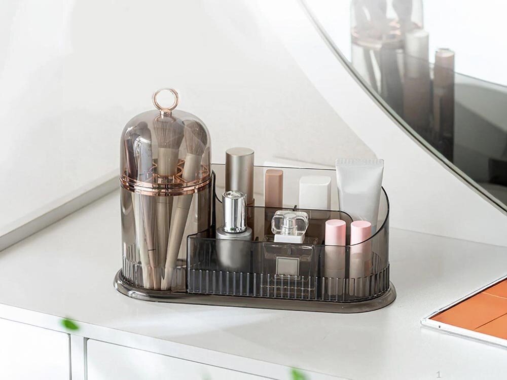 Organizer na kosmetyki EXTRALINK EX.39715 kontrola zawartości bez otwierania, łatwiejsze planowanie zakupów, estetyczny wygląd