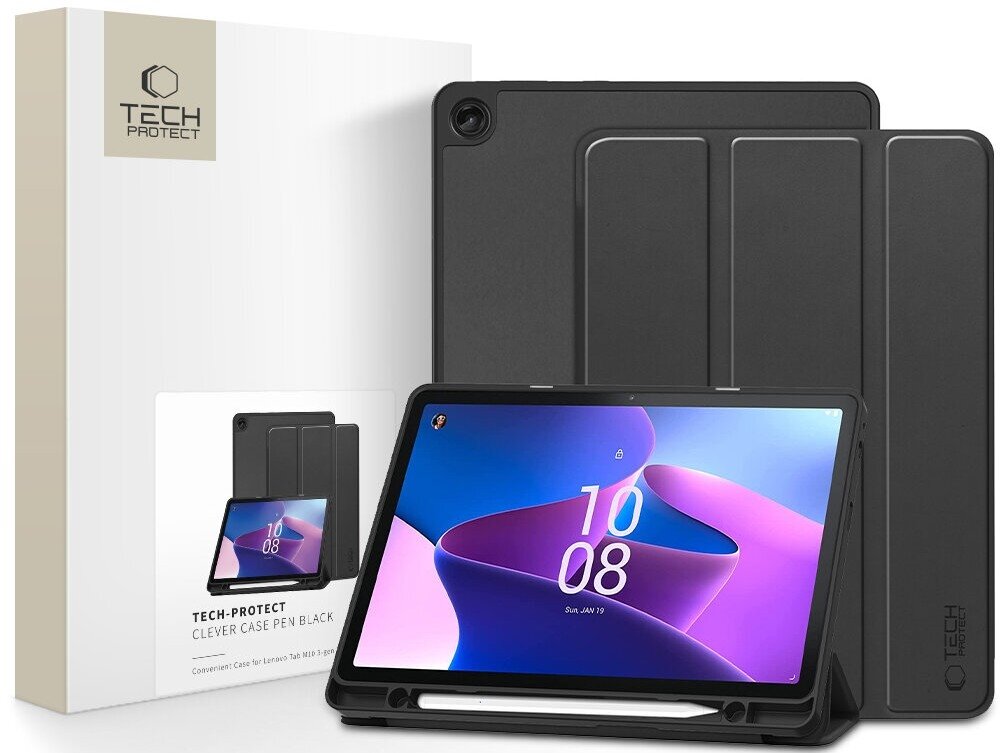 Etui na Lenovo Tab M10 10.1 (3 gen) TB-328 TECH-PROTECT Clever Case Pen Podstawa