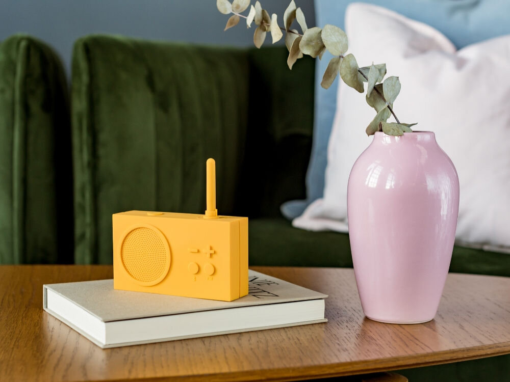 Radioodtwarzacz LEXON Tykho 3 LA119J8 Żółty
            radio na stoliku bluetooth bezprzewodowe fm radioodtwarzacz radioodbiornik dźwięk