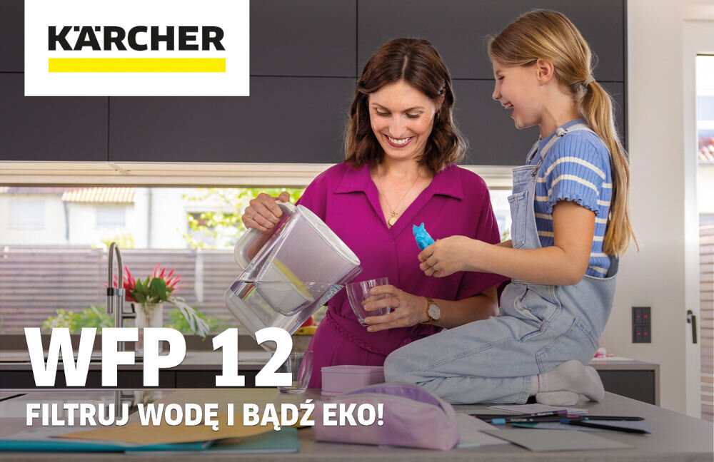 Dzbanek filtrujący KARCHER WFP 12 + 1 filtr dzbanek w kuchni