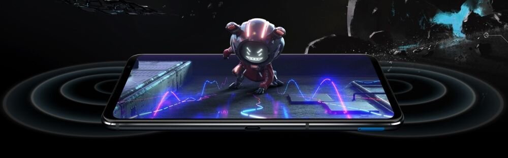 Smartfon ASUS ROG Phone 6 Pro  ekran bateria aparat procesor ram pamięć pojemność rozdzielczość zdjęcia filmy opis dane cechy blokady system łączność wifi bluetooth obudowa szkło odporność porty muzyka transfer sieć przekątna matryca waga czujniki