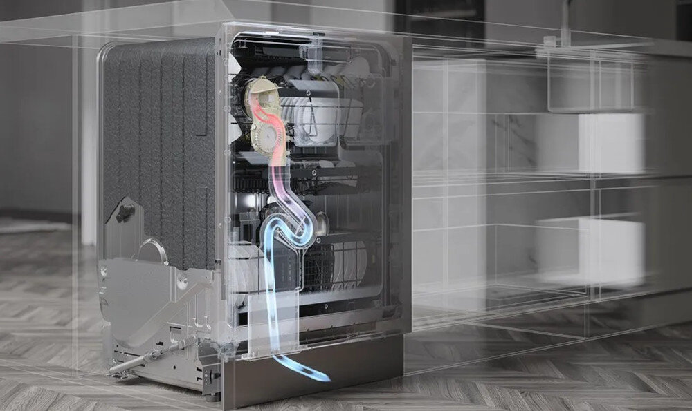 Zmywarka ASKO DWCBI231.S/1 Turbo Combi Drying suszenie turbo skuteczne bez śladów idealnie wysuszone naczynia