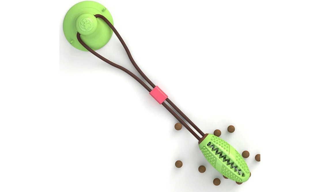 Zabawka dla psa EXTRALINK Pet-844 Atrakcyjny wygląd Zielony kolor łatwa do odnalezienia w domu i na podwórku