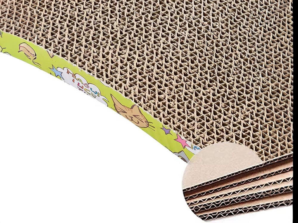 Drapak dla kota EXTRALINK Pet-761 Ekologiczny wybór z trwałej tektury przyjazny środowisku łatwo poddać recyklingowi chroni kota przed skaleczeniem