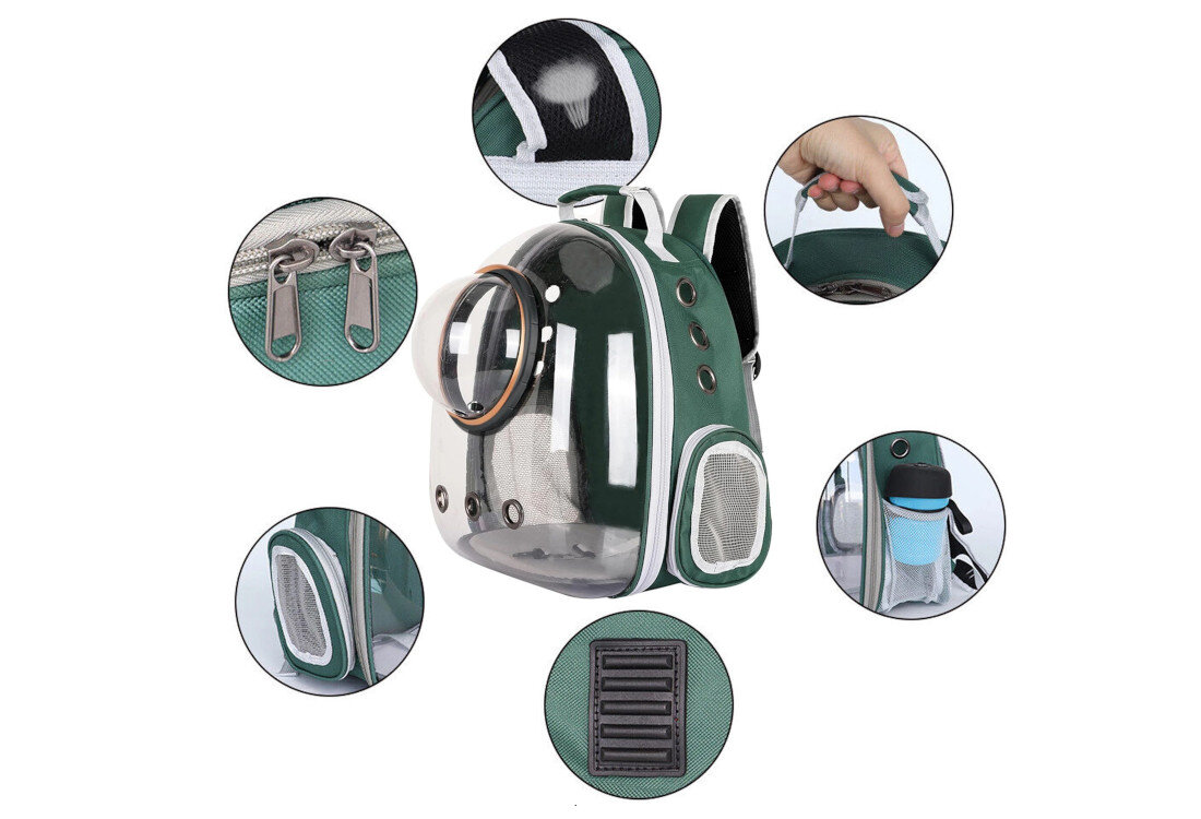 Transporter EXTRALINK PET-997 Widoczność dla spokoju pupila Przezroczysty panel redukuje napięcie i poczucie izolacji łatwo kontrolować jego samopoczucie